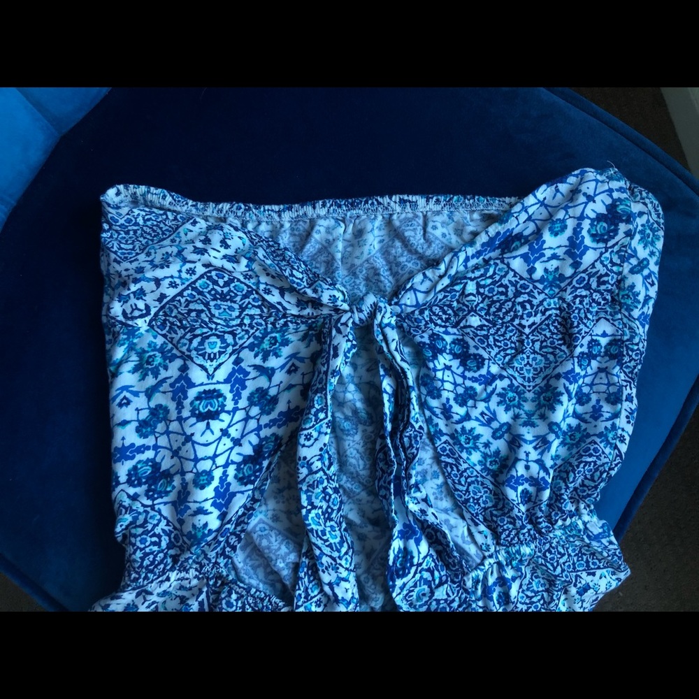 Blue patterned romper - Picture 3 of 4